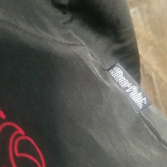 Silver Point-Retro Dragon Button Up Shirt-Size Medium - Picture 7 of 12